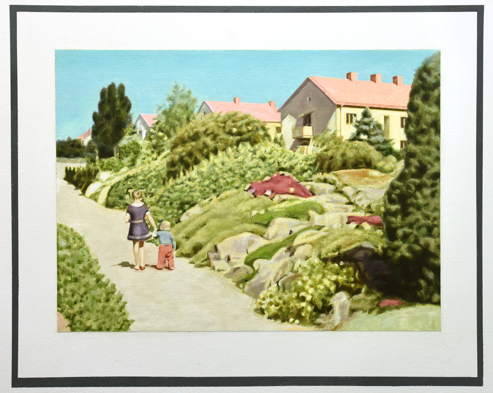 Claes-Åke Schlönzig - Folkskoleseminariets Trädgård (1940 tal)