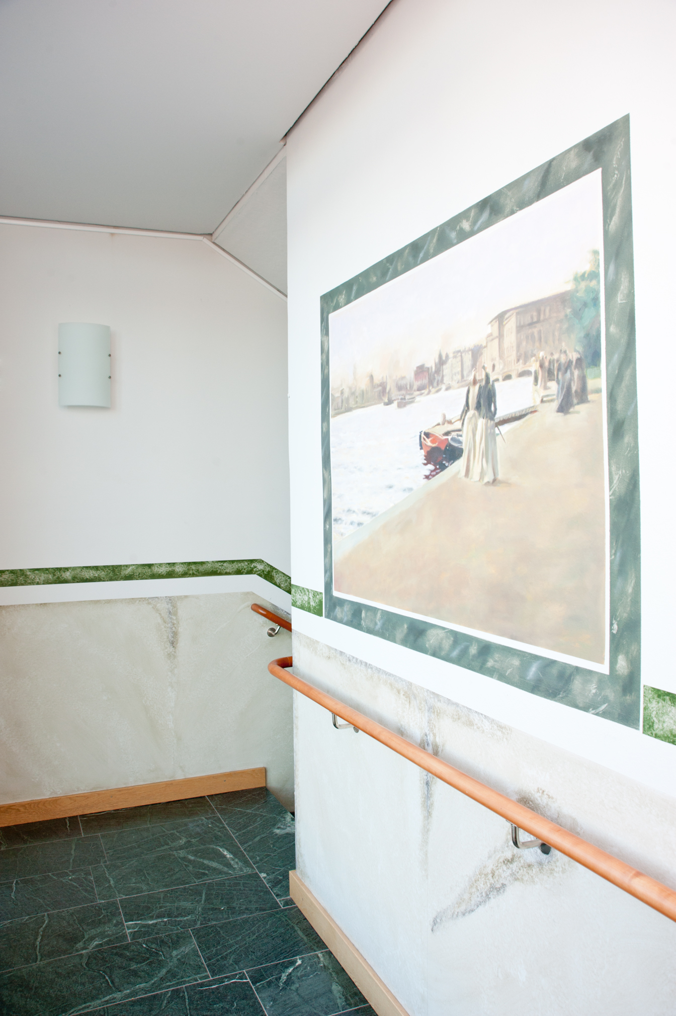 Reproduktion av Claes-Åke Schlönzig - Anders Zorn - Utsikt från skeppsholmskajen
