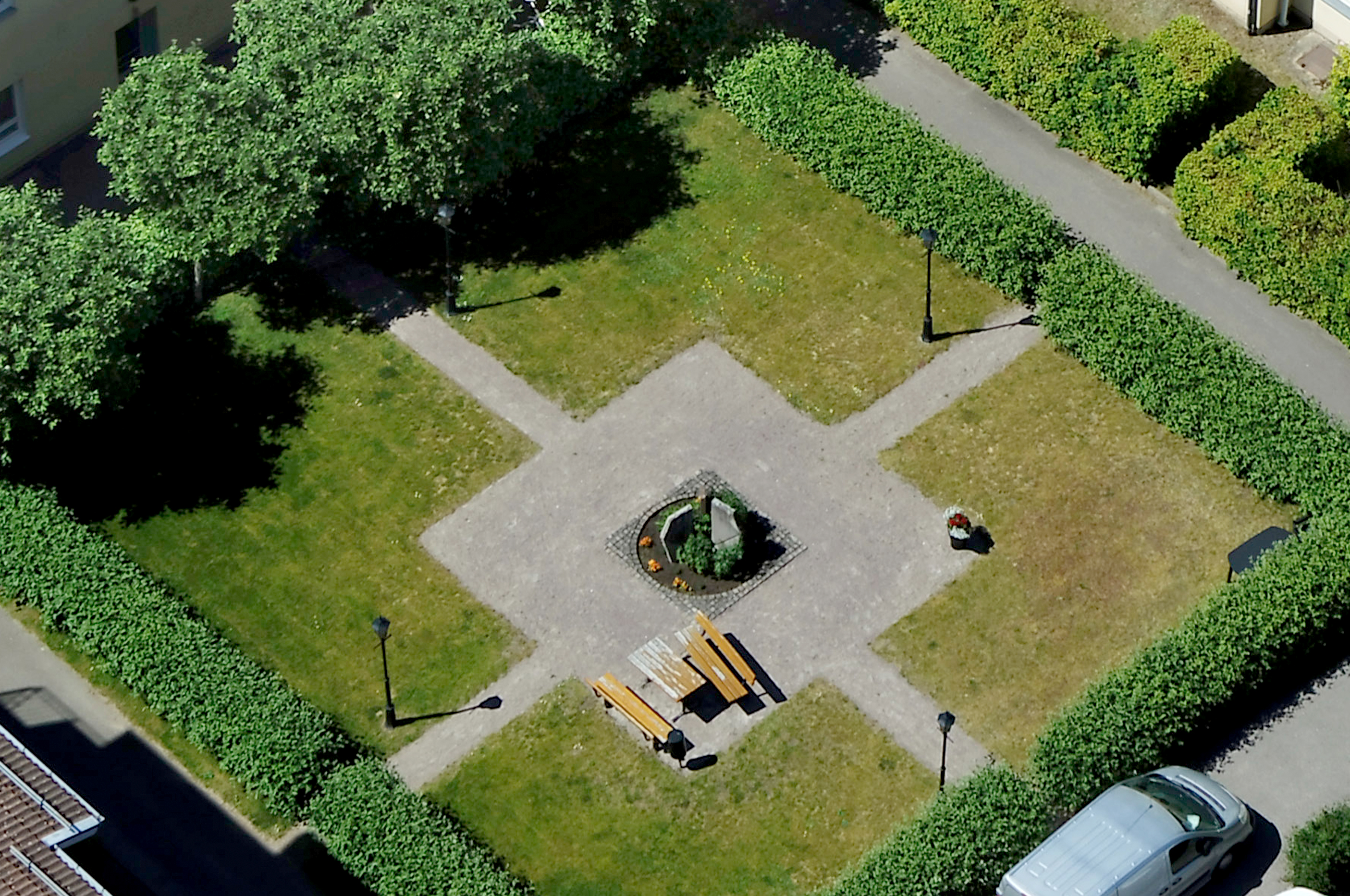 Magnus Engberg - Skulptur på innegården