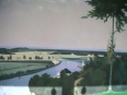 Reproduktion av Claes-Åke Schhlönzig - Fredrik Hill - Träd och flodkröken IV